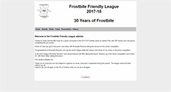 Desktop Screenshot of frostbiteleague.org.uk